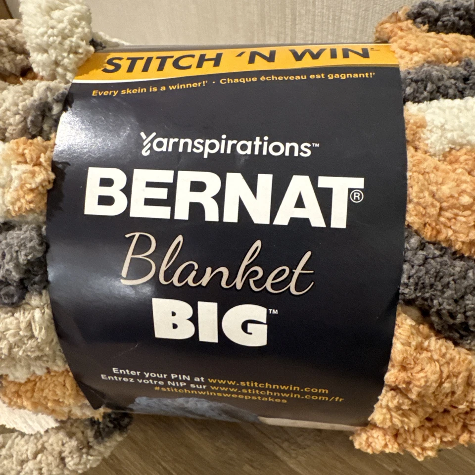 Bernat Blanket Yarn Toasted Birch #26104 10.5oz/300gm 1 Skein - Image 2 of 4