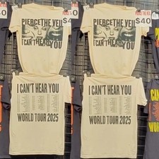 New  Pierce The Veil Symbols I Can't Hear You World Tour 2025 T-shirt