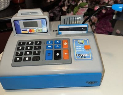 Dr. STEM Toys Talking Toy Cash Register STEM Learning Used Works
