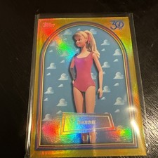 2025 Topps  DISNEY 30 Years Of Toy Story BARBIE  1/1 GOLD RARE