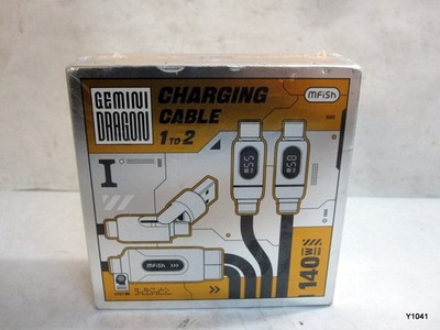 mfish Gemini Dragon Charging Cable (Dual Device, 140W, Real time display)