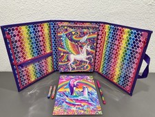 2016 Lisa Frank Unicorn Trifold Binder, Folders, Stickers,  Notebook READ    