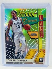 2019-20 Panini Donruss Optic DeMar DeRozan Express Lane Lime Green #102/149
