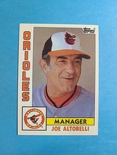 Joe Altobelli 1984 Topps Baseball Card # 21 J8754