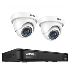 ZOSI 8CH 1080P DVR Outdoor CCTV Security 2MP Camera System 80ft Night Vision