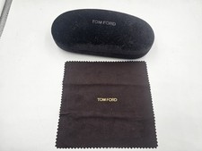 Authentic Tom Ford Unisex Eyeglasses Velvet Brown Hard Case  Cleaning Cloth