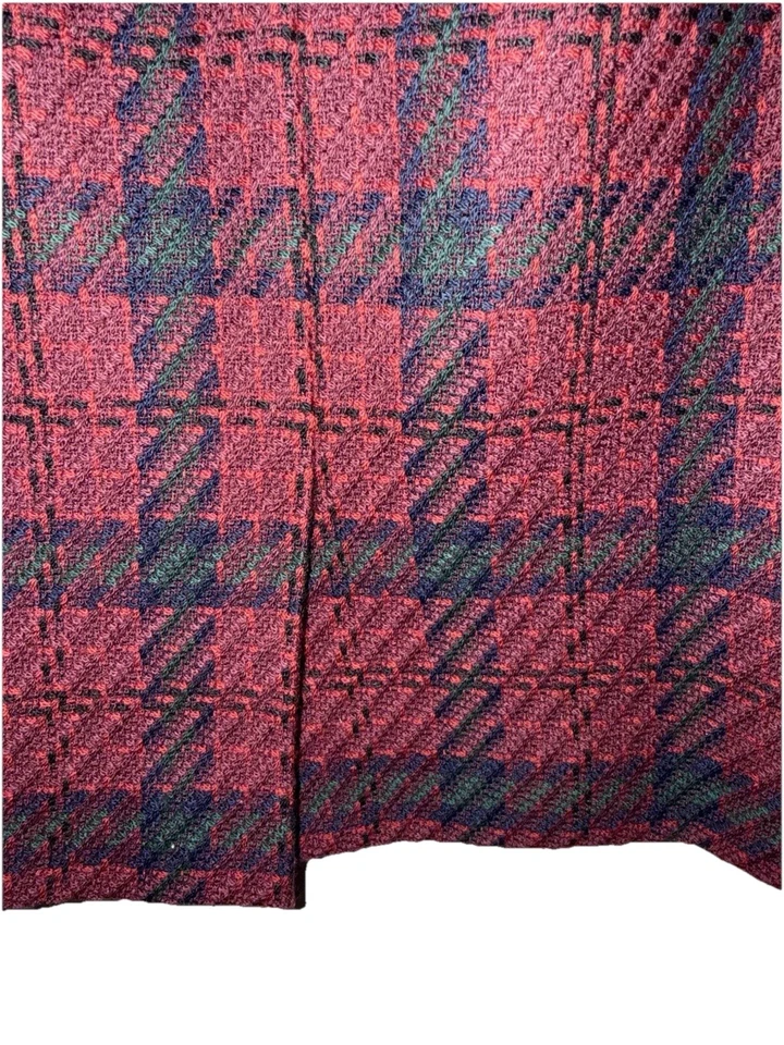 Falda de lana forrada a cuadros para mujer, talla 14, coleccionables JH Foto 2 de 4