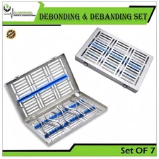 Debonding & Debanding Set Of 7 Essential Instruments With Sterilization Cassette