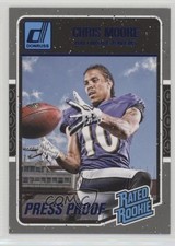2016 Donruss Rated Rookies Press Proof Blue Chris Moore #357 o6n