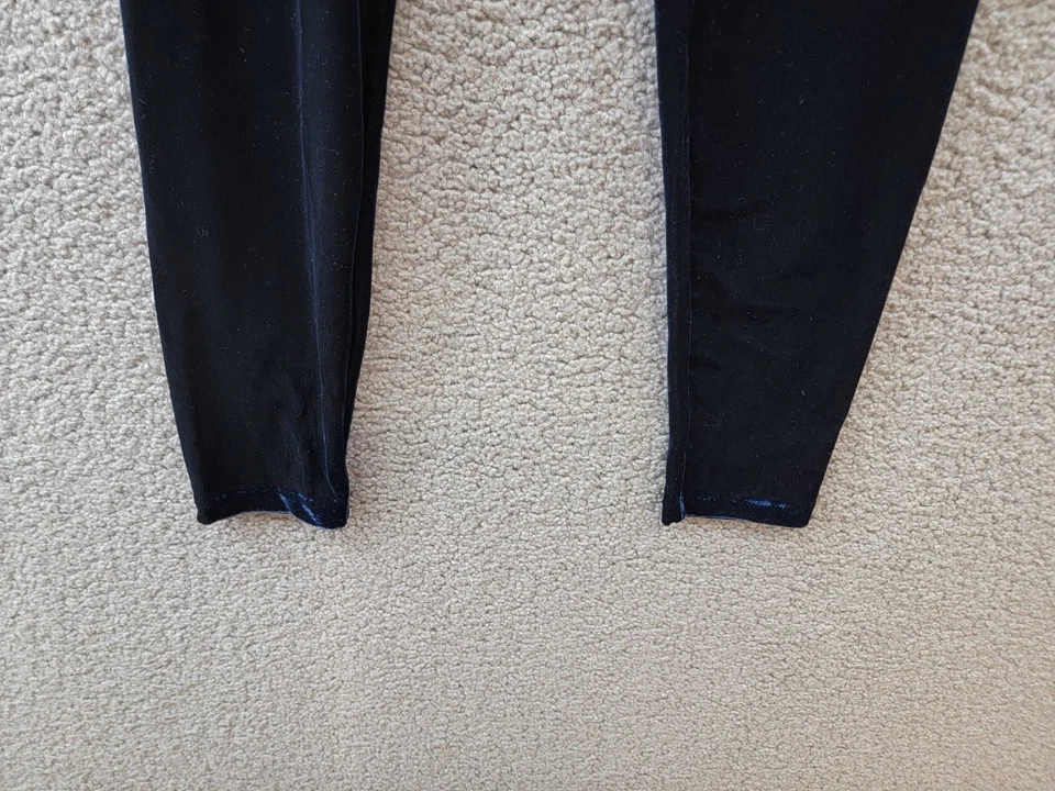 Pantalones Legging Polo Ralph Lauren Terciopelo Elastizado Niñas Grandes M (8-10) Azul Marino Pull On Foto 4 de 4