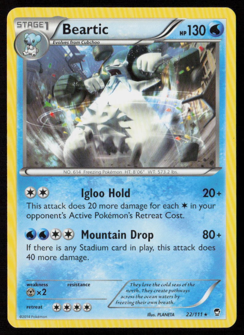 XY - Furious Fists #22/111 Beartic