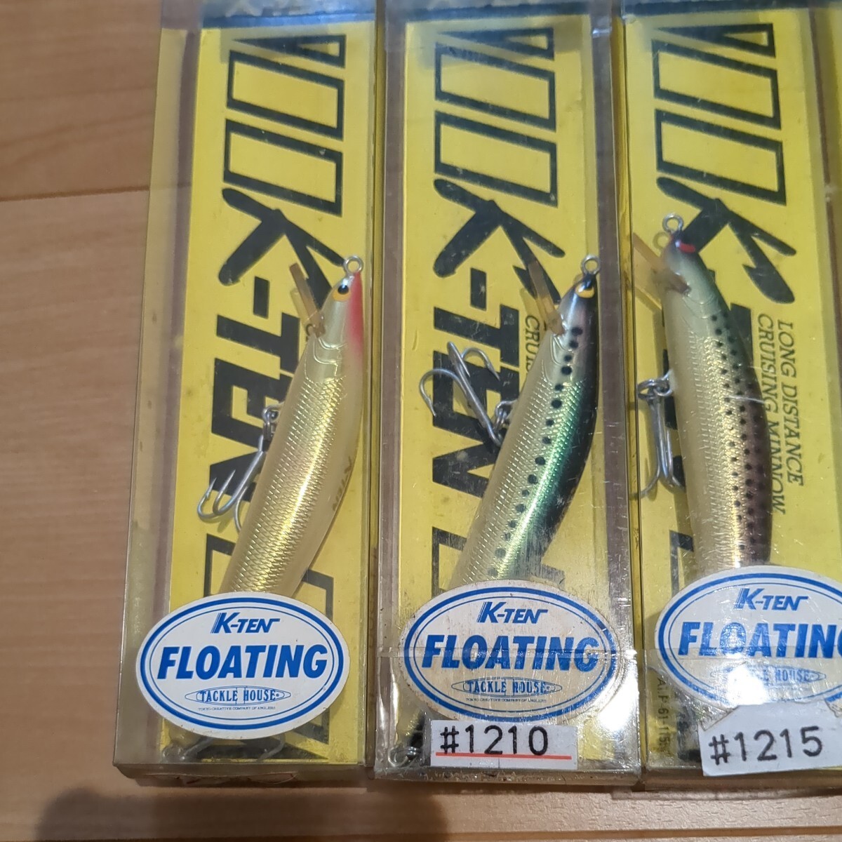 un, wooden Tackle House K-TEN saltwater MKF105, set of 4. Saltwater lures, - Image 2