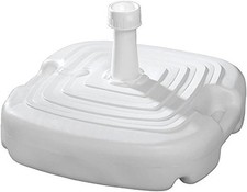 20L White Anthracite Garden Patio Plastic Umbrella Stand Sun Shade Parasol Base