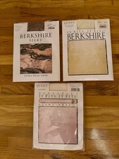 Vintage Mixed Lot Of 3 Pantyhose. Mix Of Brands & Colors. Most Medium Size