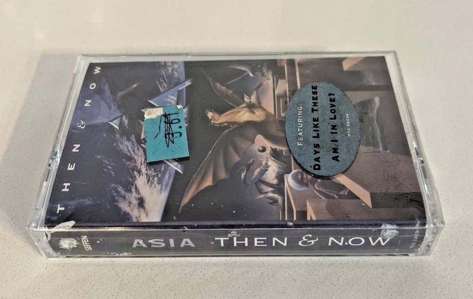 Asia: Then & Now 1990 Geffen Cassette Tape, Prog Rock- Vintage Sealed - Image 2 of 4