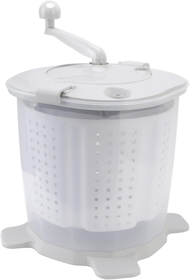 #ad Portable Hand Crank Manual Washing Machine Non Electric Nordic Grey for Dormi $334.99