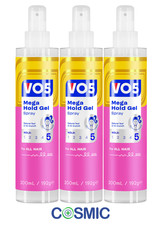Image of 3 X VO5 Mega Hold Hair Styling Gel Spray, 200 ml