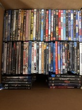 Lot of 142 DVD Blu-Ray Movies Mixed Genre Action Romance and More