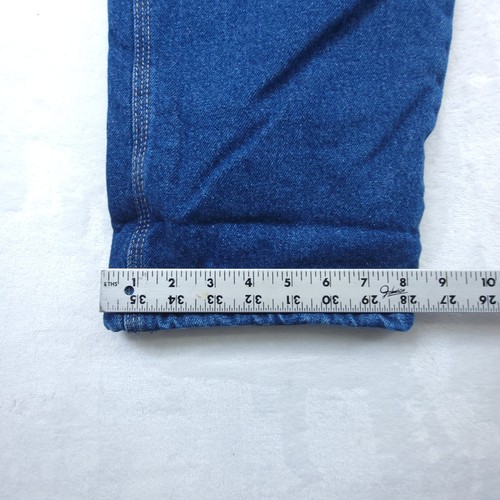Pantalones de mezclilla para hombre Wrangler 38x30 calce relajado - forrados aislantes térmicos resistentes nuevos - Imagen 6 de 10