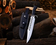 Custom Handmade Carbon Steel Blade Survival Bowie Knife | Hunting Knife Camping