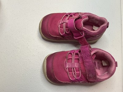 Stride Rite 360 Keegan Toddler Sneakers 6 Pink Hook-and-Loop Athletic