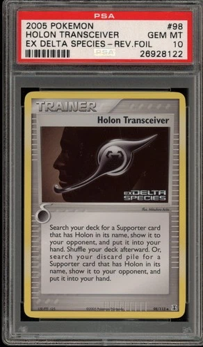 Pokemon Holon Transceiver EX Delta Species Reverse Holo #98 PSA 10 Gem Mint