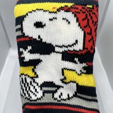 NWT PEANUTS SNOOPY WOODSTOCK Sherpa Lined Socks Soft Warm Non-Slip One Size