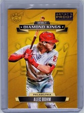2021 Panini Diamond Kings Debut Artist Proof Blue #DDK-PP Alec Bohm