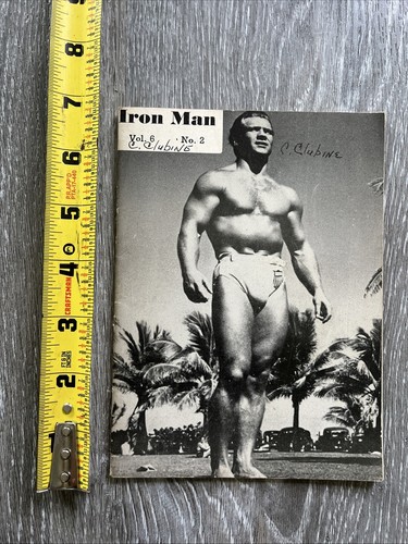 RARE Peary Rader THE IRON MAN Magazine JOHN GRIMEK COVER 1944 1945 VOL 6 NO 2 - Bild 2 von 16