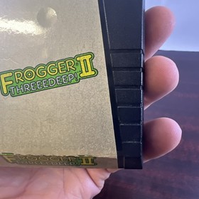 Frogger II 2 : Threeedeep W / MANUAL Colecovision Parker Brothers Cart Coleco#ML
