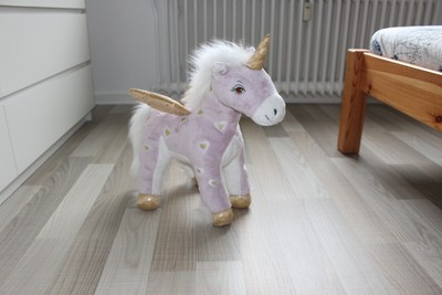 Die Spiegelburg Einhorn Holly, Unicorn, Rosa, Gross: 40cm