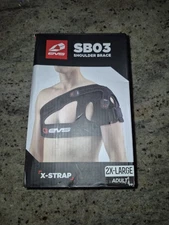 evs sports sb03 shoulder brace black