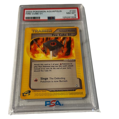 Fire Cube 01 graded PSA 8 for sale on eBay