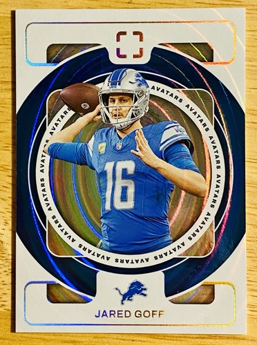 2024 Panini Photogenic JARED GOFF Avatars SP Astuccio Hit #15 Detroit Lions - Foto 1 di 3