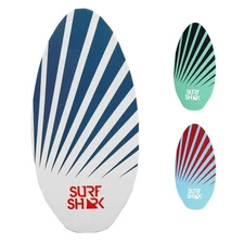 35 to 41 inch Deluxe Wood SkimBoard w/ EVA Traction Pad for X-Grip