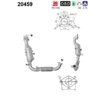 Katalysator FüR Ford C-MAX Ii Focus Iii Stufenheck Turnier Grand Mondeo V