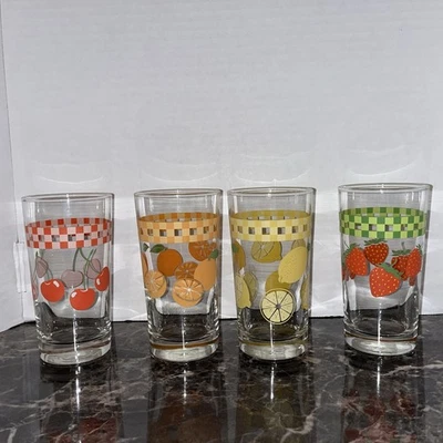 Retro Drinking Glasses In Glassware & Drinkware for sale - eBay