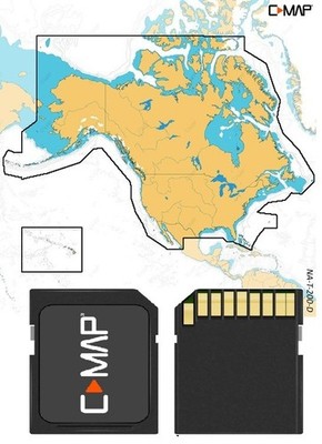 C-MAP Discover X Coastal North America microSD - SIMRAD