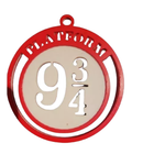 3 Pcs Harry Potter Platform 9 3/4 Christmas Ornaments –Magical Holiday Decor Set