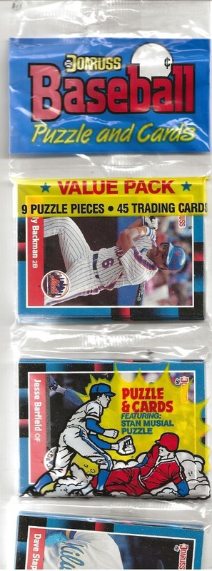 1988 Donruss Rack Packs (20 Value Packs)