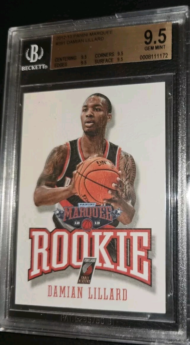 2012-13 Panini Marquee - #391 Damian Lillard Rookie BGS 9.5