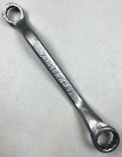 Vintage Barcalo Buffalo Short Deep Offset Box End Wrench 3/8" x 7/16" USA 12 Pt. - Picture 11 of 12