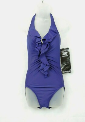 Miraclesuit Badeanzug Isabella aubergine Größe 10 UK UVP 179 £ CR015 BB 03 