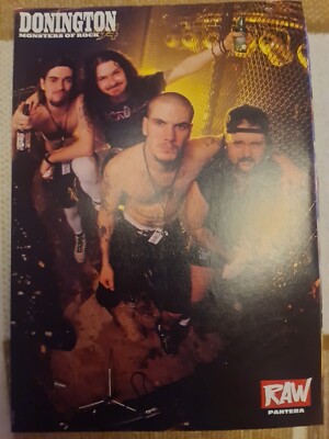 PANTERA DIMEBAG DARRELL PHIL ANSELMO / MAX CAVALERA SEPULTURA A4 POSTER RAW MAG