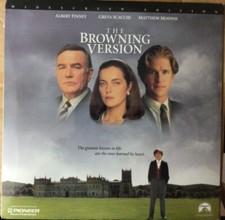THE BROWNING VERSION Albert Finney  LASERDISC Brand New Factory Sealed