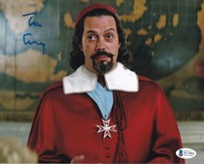 TIM CURRY signed Autogramm 20x25cm THE THREE MUSKETEERS in Person autograph COA