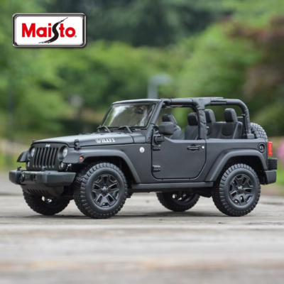 1:18 2014 JEEP Willys Wrangler Topless Static Die Cast Vehicles
