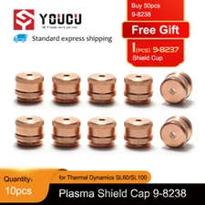  10pcs Plasma 9-8238 60A Shield Cap For Thermal dynamics SL60 SL100