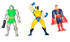 d…Three Super Action Figures, Superman,  Wolverine &Dr. Doom