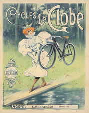 Cycles Le Globe Poster Elegant French Bicycle Wall Art - 12X16/16X20/18X24/24X36